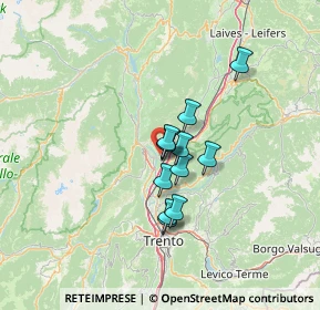 Mappa Via Rotaliana, 38016 Mezzocorona TN, Italia (8.53417)