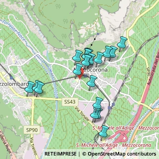 Mappa Via Rotaliana, 38016 Mezzocorona TN, Italia (0.7915)