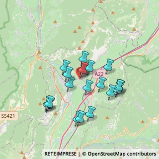 Mappa Via Rotaliana, 38016 Mezzocorona TN, Italia (3.0705)