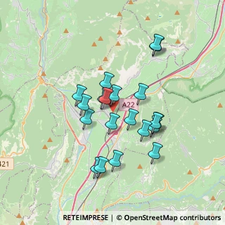 Mappa Via Egheti, 38016 Mezzocorona TN, Italia (3.0285)