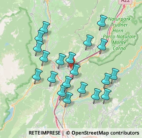 Mappa Via Egheti, 38016 Mezzocorona TN, Italia (6.9445)