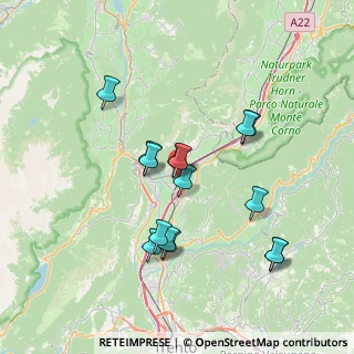 Mappa Via Egheti, 38016 Mezzocorona TN, Italia (6.59867)