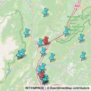 Mappa Via Egheti, 38016 Mezzocorona TN, Italia (10.287)