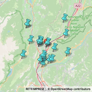 Mappa Via Egheti, 38016 Mezzocorona TN, Italia (5.845)