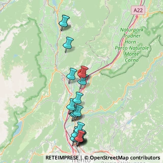 Mappa Via Egheti, 38016 Mezzocorona TN, Italia (9.552)