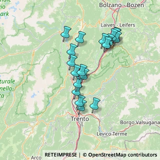 Mappa Via Egheti, 38016 Mezzocorona TN, Italia (12.726)