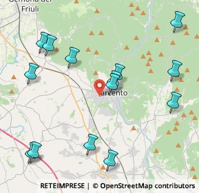 Mappa Via della Faula, 33017 Tarcento UD, Italia (4.76071)