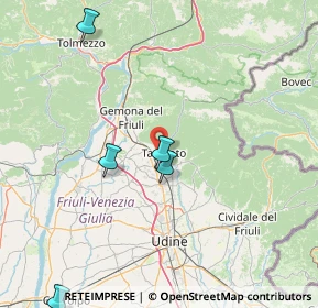 Mappa Via della Faula, 33017 Tarcento UD, Italia (40.08417)