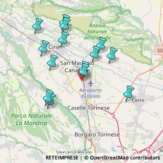 Mappa Via Fatebenefratelli, 10077 Torino TO, Italia (3.92929)