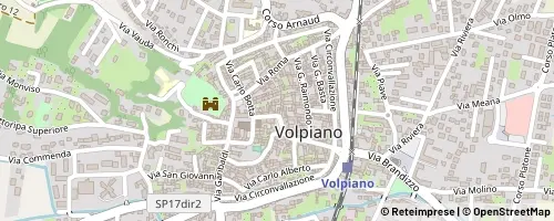 Mappa Volpiano