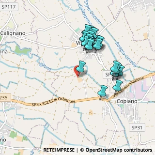 Mappa Vistarino, 27010 Vistarino PV, Italia (0.87407)