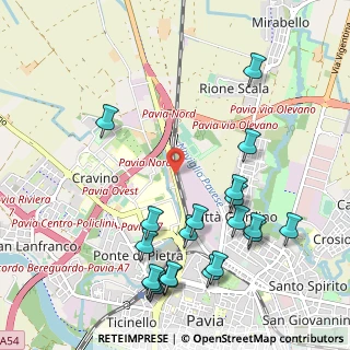 Mappa Via Brambilla Alessandro, 27100 Pavia PV, Italia (1.229)