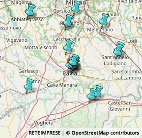 Mappa Via Ugo da Gambolò, 27100 Pavia PV, Italia (13.20105)