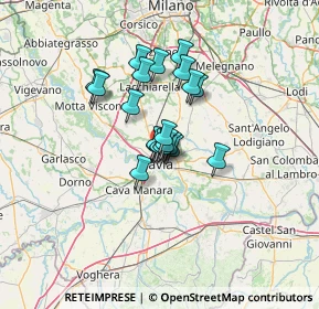 Mappa Via Ugo da Gambolò, 27100 Pavia PV, Italia (8.4455)