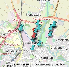 Mappa Via Domenico Nocca, 27100 Pavia PV, Italia (0.6735)