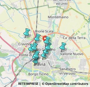 Mappa Via Ugo da Gambolò, 27100 Pavia PV, Italia (1.37)