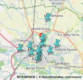 Mappa Via Ugo da Gambolò, 27100 Pavia PV, Italia (1.60833)