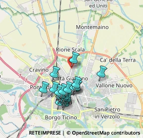 Mappa Via Domenico Nocca, 27100 Pavia PV, Italia (1.748)