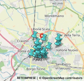 Mappa Via Domenico Nocca, 27100 Pavia PV, Italia (1.4515)
