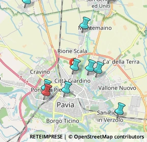 Mappa Via Domenico Nocca, 27100 Pavia PV, Italia (2.36545)