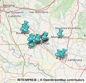 Mappa Via Luigi Piccinato, 37045 Legnago VR, Italia (9.7815)