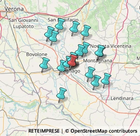 Mappa Via Luigi Piccinato, 37045 Legnago VR, Italia (9.5045)