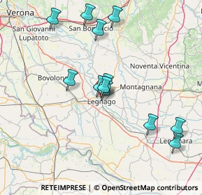 Mappa Via Luigi Piccinato, 37045 Legnago VR, Italia (14.53917)