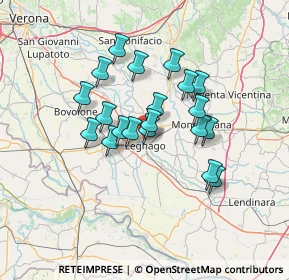 Mappa Via Luigi Piccinato, 37045 Legnago VR, Italia (10.8445)