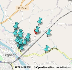 Mappa Via Slavacchio, 37045 Legnago VR, Italia (0.9615)