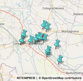 Mappa Via Slavacchio, 37045 Legnago VR, Italia (4.93867)