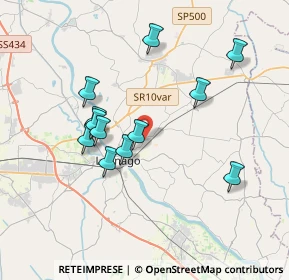 Mappa Via Slavacchio, 37045 Legnago VR, Italia (3.38667)