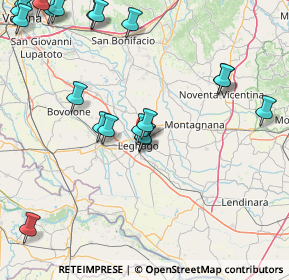 Mappa Via Slavacchio, 37045 Legnago VR, Italia (21.1645)