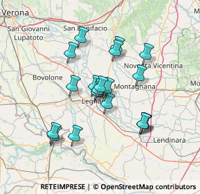 Mappa Via Slavacchio, 37045 Legnago VR, Italia (11.58684)
