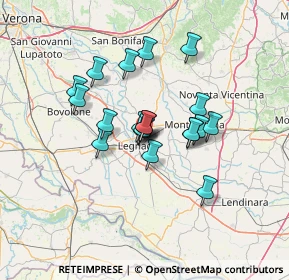 Mappa Via Slavacchio, 37045 Legnago VR, Italia (10.2395)