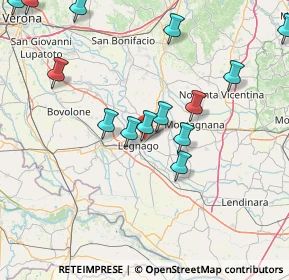 Mappa Via Slavacchio, 37045 Legnago VR, Italia (18.00643)