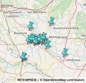 Mappa Via Slavacchio, 37045 Legnago VR, Italia (9.5825)