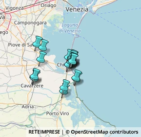 Mappa Viale Cristoforo Colombo, 30015 Chioggia VE, Italia (7.7345)