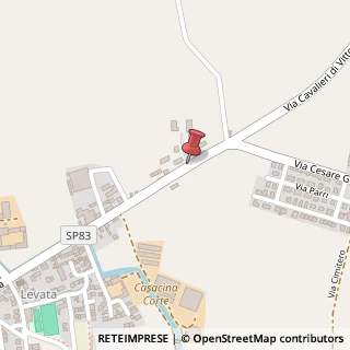 Mappa Via Cavalieri di Vittorio Veneto,  22, 26044 Grontardo, Cremona (Lombardia)