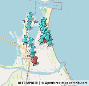 Mappa Via M. Polo, 30015 Chioggia VE, Italia (1.144)