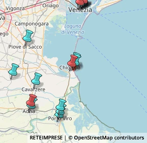 Mappa Viale Amerigo Vespucci, 30015 Chioggia VE, Italia (21.2075)