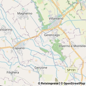 Mappa Gerenzago