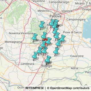 Mappa Via Moraro, 35020 Pozzonovo PD, Italia (10.593)
