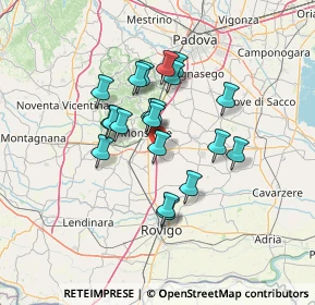 Mappa Via Moraro, 35020 Pozzonovo PD, Italia (10.782)
