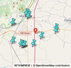 Mappa Via Moraro, 35020 Pozzonovo PD, Italia (4.23188)