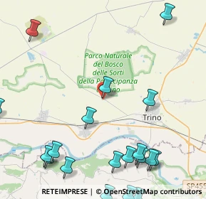 Mappa Borgo Borgo Via Ramezzana, 13039 Trino VC, Italia (6.2855)