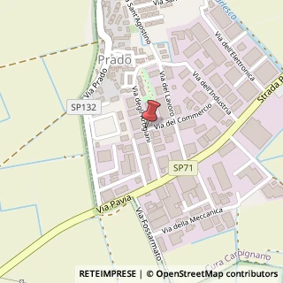 Mappa Via degli artigiani 23/25, 27010 Cura Carpignano, Pavia (Lombardia)