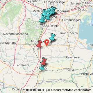 Mappa Via Mazzini, 35020 Tribano PD, Italia (16.7365)