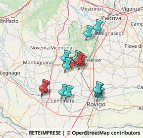 Mappa Via Guola Larga, 35042 Este PD, Italia (11.47)