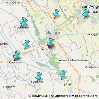 Mappa 27010 Gerenzago PV, Italia (2.48909)
