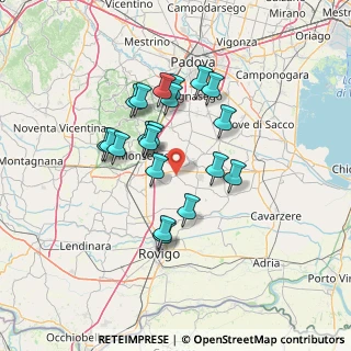 Mappa Via S. Nicolò, 35020 Tribano PD, Italia (11.7375)